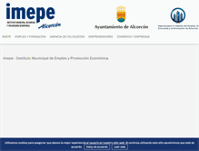 Tablet Screenshot of imepe-alcorcon.com